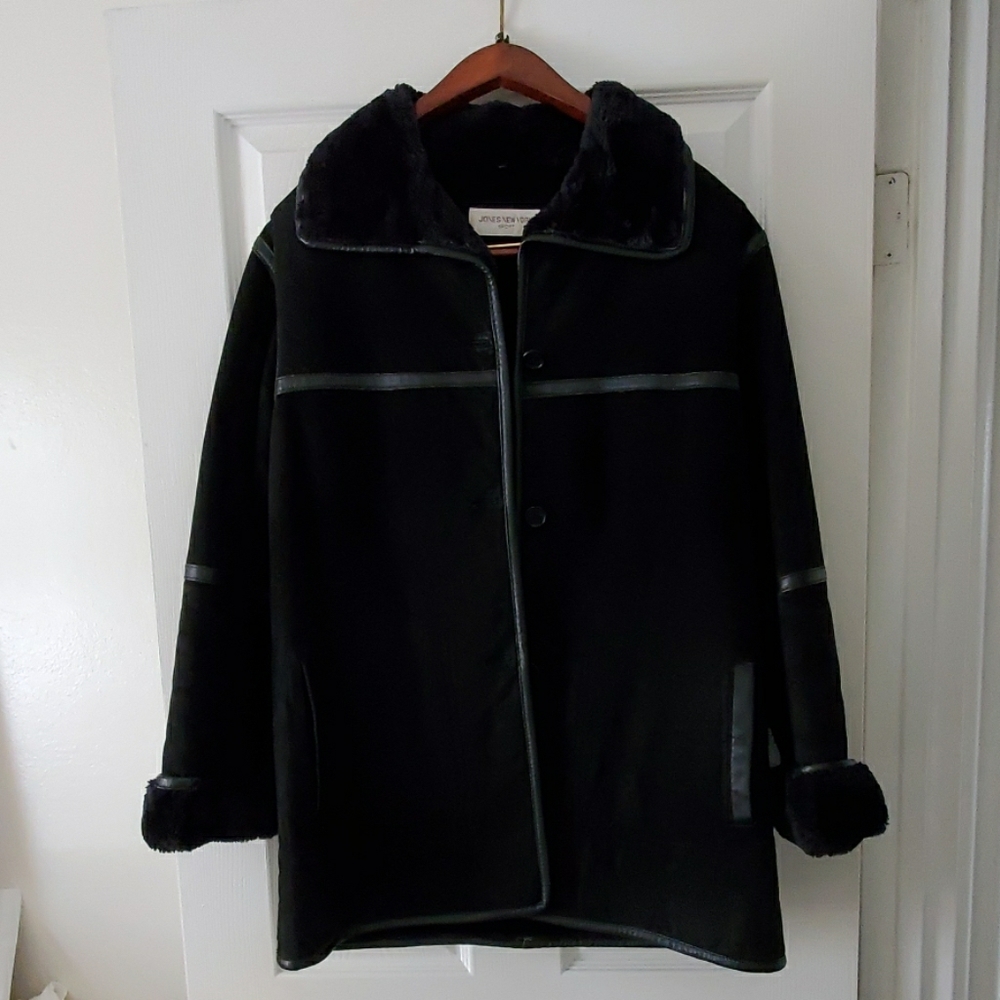 JONES NEW YORK SPORT BLACK COAT
